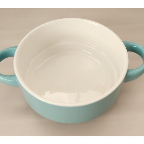 Set of 5 Sweese Porcelain Stackable Minimalist Multipurpose Bowls with Handles - Picture 4 of 16